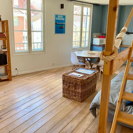 Duplex 55m2, A 2min A Pied De La Plage, Avec Deux Velos 公寓 阿卡雄