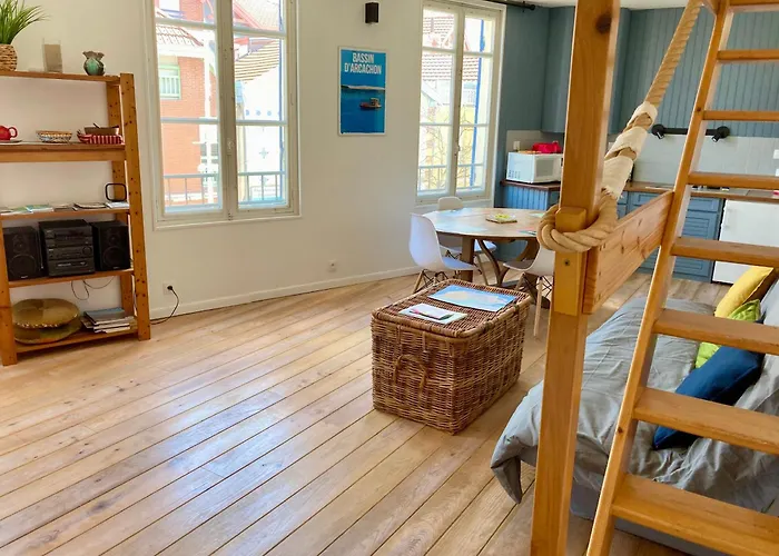 Duplex 55m2, A 2min A Pied De La Plage, Avec Deux Velos アパート アルカション